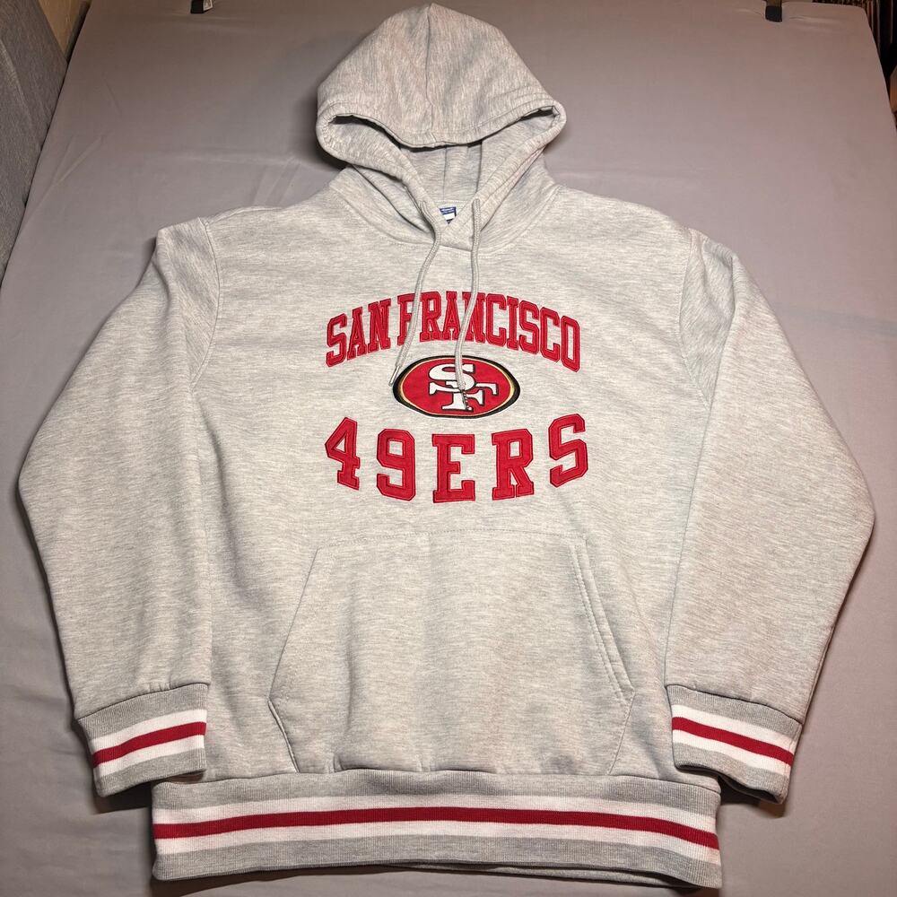 San francisco 49ers retro pullover hoodie